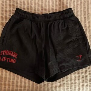 Black Gymshark Weightlifting Shorts